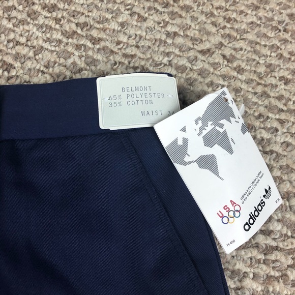 SOLD ❗️Vintage Adidas 1980s Navy Blue Shorts - Picture 2 of 7